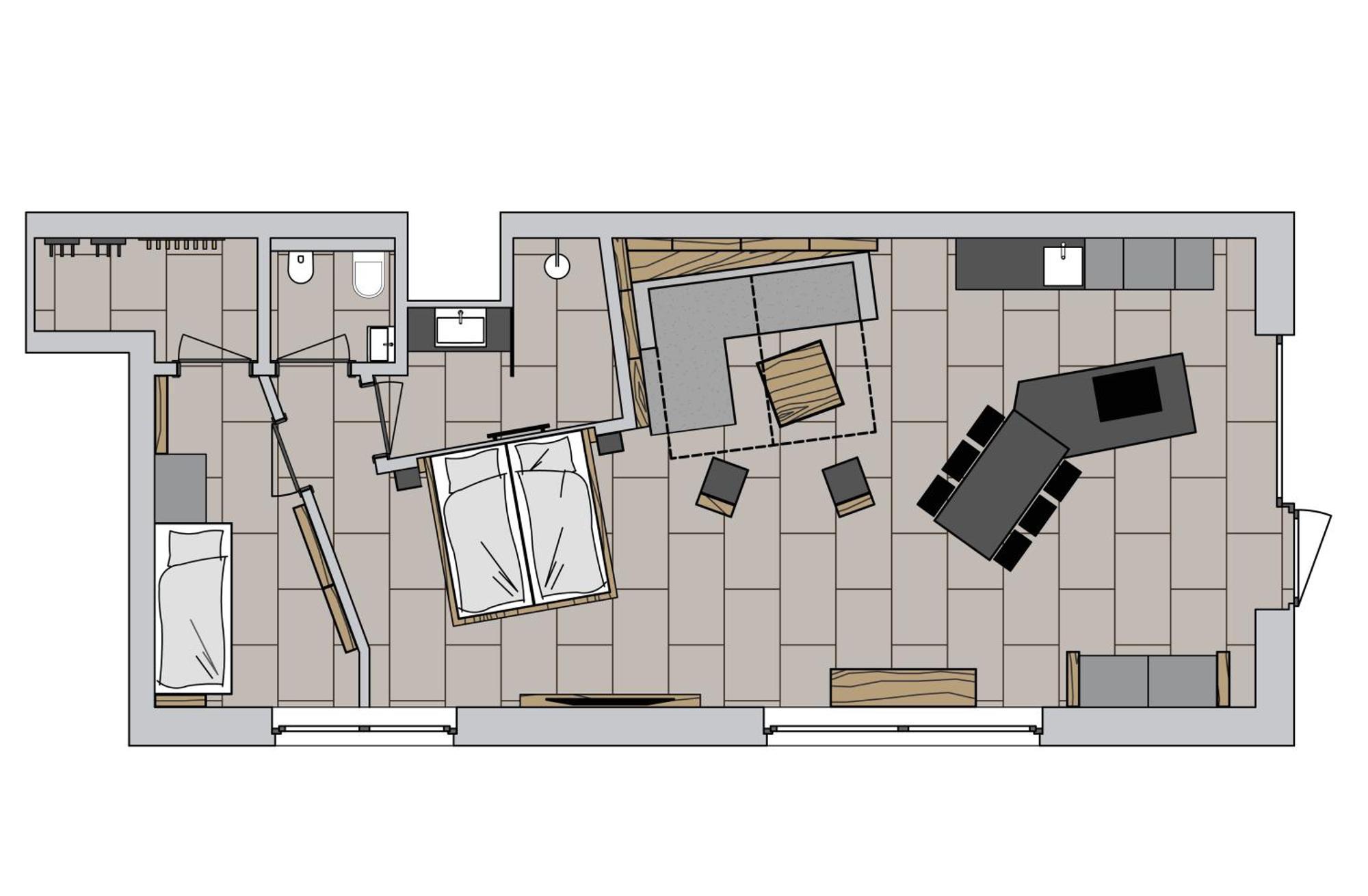 Appartement Bretterbude Saalbach-Hinterglemm Bagian luar foto